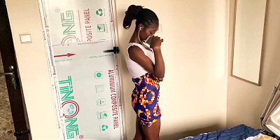 Bored African village thots eating pussy
