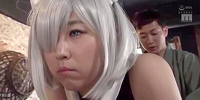 04089,A woman who is fucked and writhes in agony