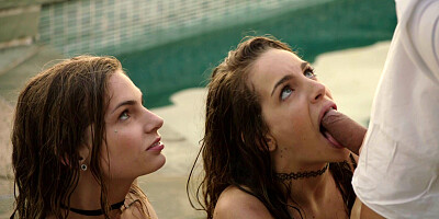 Sydney Cole and Kimmy Granger getting their tight pussies fucked in turn