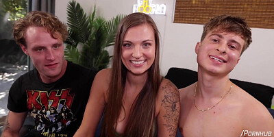 Justin And Kenzie Help Fresh Lad Lucas Open Up Out!