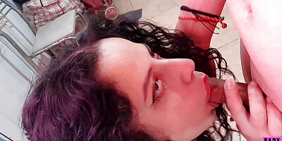 It',s getting hot and BabyLuna939 tries on her bikini and I fuck her mouth and make her a creampie Part 1