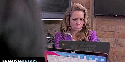 Holly Day - Thick New Secretary Learns The Free Use Office Rules On Her First Day