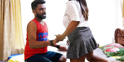 HARDCORE SEX OF A STEP BROTHER WITH HIS SEXY DESI STEP SISTER