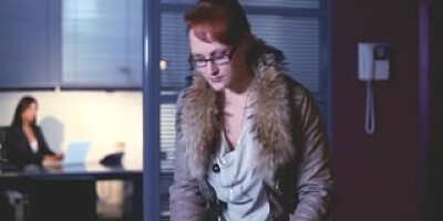 Deep-Throaters Whore gets anal invasion nailed on the desk