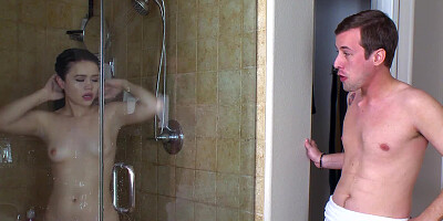 Raven haired darling with a hairy pussy needs some action right now