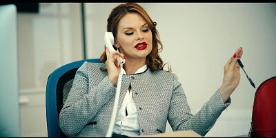 Slutty lady-boss uses her employee's cock for asshole