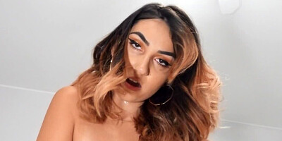 Small tits gal has her bald twat penetrated