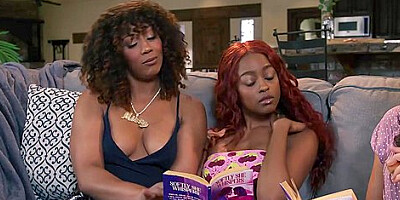 Stepmom And Stepdaughter Pillow Fight Turns Into Hot Lesbian Sex