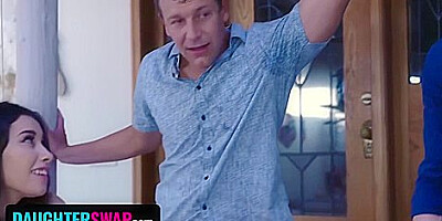 Cute Stepdaughters Get Banged By Stepfathers With Masks - Stevie Grey