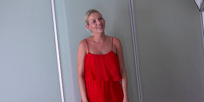 Czech Big-Chested COUGAR Nailed On Audition - Karol Lilien