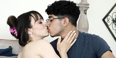 Lexi Luna sucks young cock and gets pleasantly fucked in bed