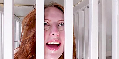 Alex Harper - Pretty Ginger Ass Pumping Fucktoy Screwed In A Cage