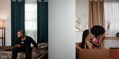 Stallion kept the hot Kira Noir and Elsie company