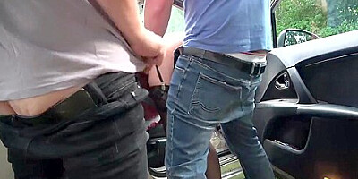 Gangbanged By Random Cocks At A Parking Area