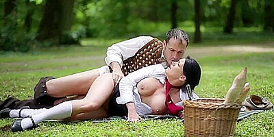 Lana Fever Horny Brunette Student 18+ Fucked Outdoors - Lana Fever