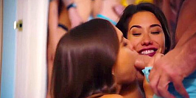 Manuel Ferrara, Miss Eva Lovia And Riley Reid - Eva And Riley Share A Thick Cock Up Their Assholes