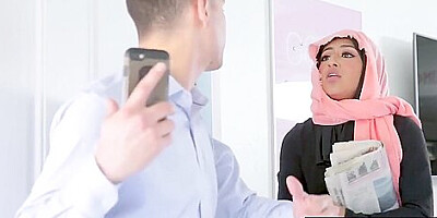 Binky Beaz - Beautiful Big Ass Arab teen 18+ Fucked By Curious Big Cock Neighbor