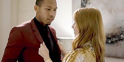 Cheating housewife Penny Pax surprised by her husband