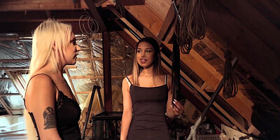 Voluptuous sapphic and restrain bondage fuckfest have fun