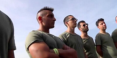 Big Ass Slut Fucked By Two Soldiers.