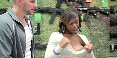 Jmac plays with big ass busty ebony Lauren Foxxx