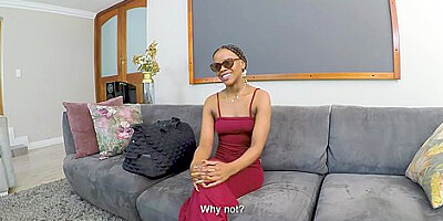 Allie Eve Knox In Sexy Small Titis Petite African Model Fucks Casting Producer Pov