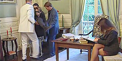 Karen Lancaume office fuck