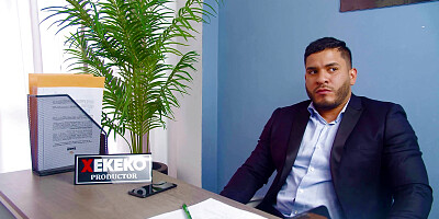 Big ass and busty Venezuelan goes to job interview and ends up fucking her