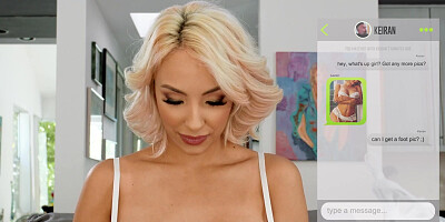 Lauren Pixie gives head and gets screwed in the living room