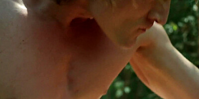 Having a secret encounter in a woods