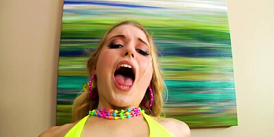 Bimbo slut enjoys hard anal pounding with mature colleague