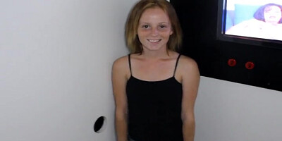 Alyssa Hart Sucking Off Glory Hole Cocks