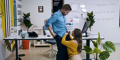 Slutty MILF fucked by stepson in face-down ass-up position