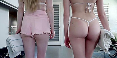 Winter Jade, Bunny Colby And Bratty Sis In Easy Cum Easy Go Lesbian,threesome Film