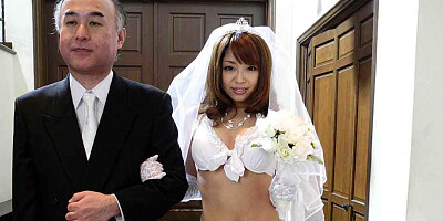 During her wedding she has to fellate on a firm wiener