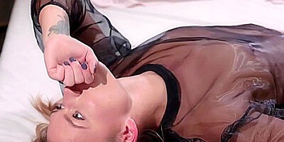 Lesbian Caseys Girlfriend With A Black Pantyhose Fe