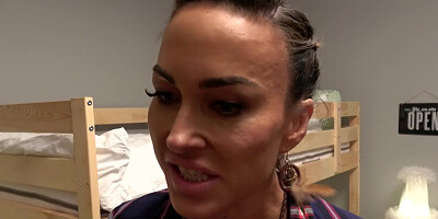 Aubrey Black used as a fuck toy by fellow traveler