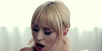 Aleska Diamond humping in undergarments