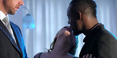 Fantastic, crimson haired honey, Ella Hughes got packed up with a massive, dark-hued spunk-pump and loved it