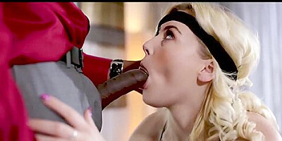 Blindfolded blonde babe, Summer Day is having casual sex with Isiah Maxwell and enjoying it a lot