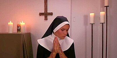 DEMON POSSESSED NUN SUCKS THE SOUL OUT OF YOUR COCK - MEANA WOLF