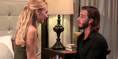 Hot blonde got engaged and then fucked