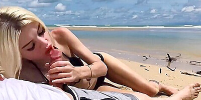 Public sex on the island, Cumming in my panties