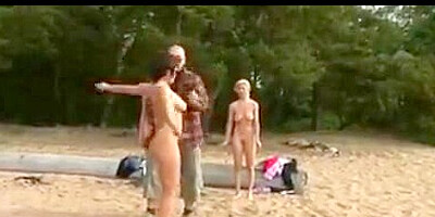 Nude Beach - Training Three college girl
