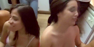 Gabby Vega and friends sucking cock
