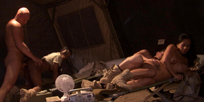 Army girls go wild in an orgy