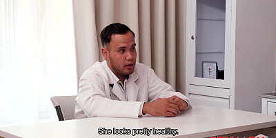 Hotwife at doctor's office.