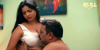Big Boobs Bhabhi Hardcore Sex with Father In Low in Badroom