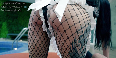 Kinky Maid satiate his tormentor