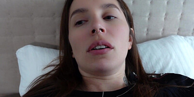 The hubby left for work, and She's already ravaging with another!